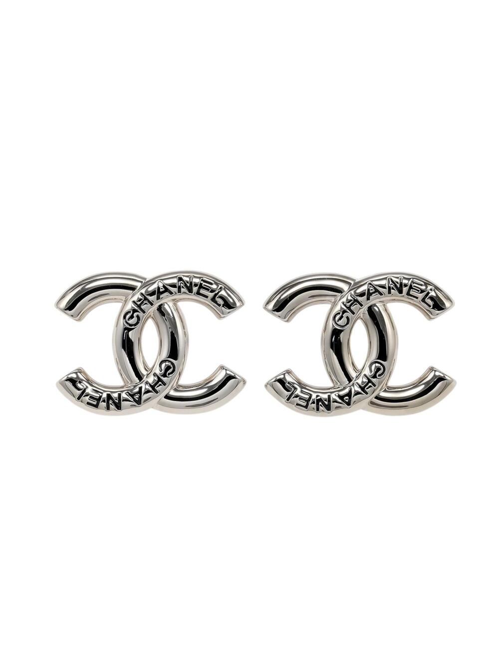 Chanel Cc Logo Earrings Metal #357848C10B